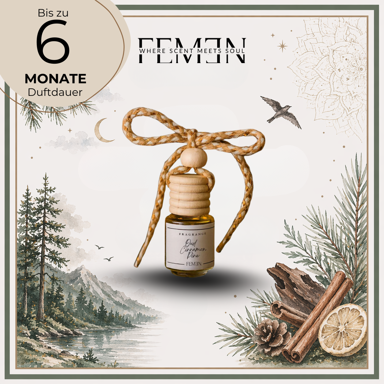 OUD CINNAMON PINE - Autoparfum