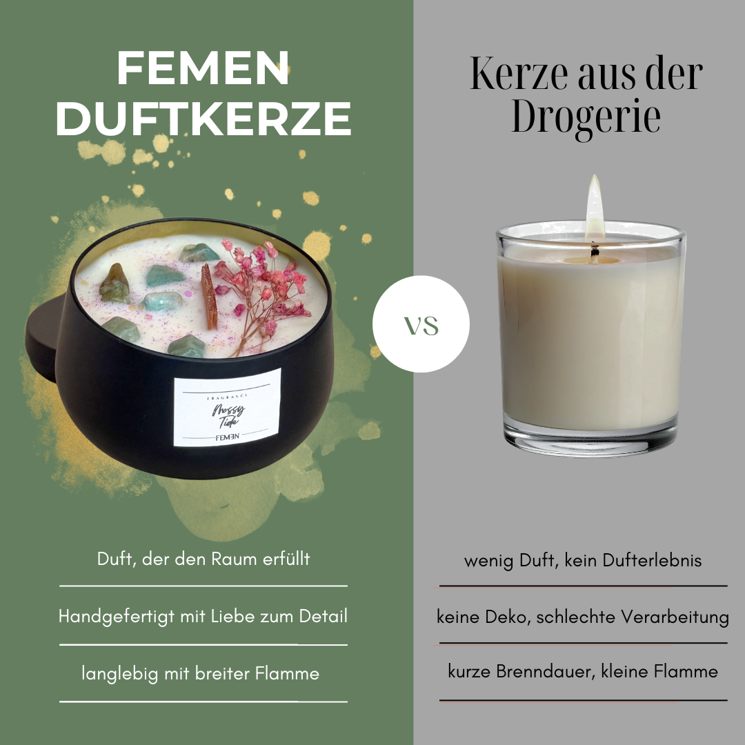 MOSSY TIDE - Duftkerze mit Holzdocht