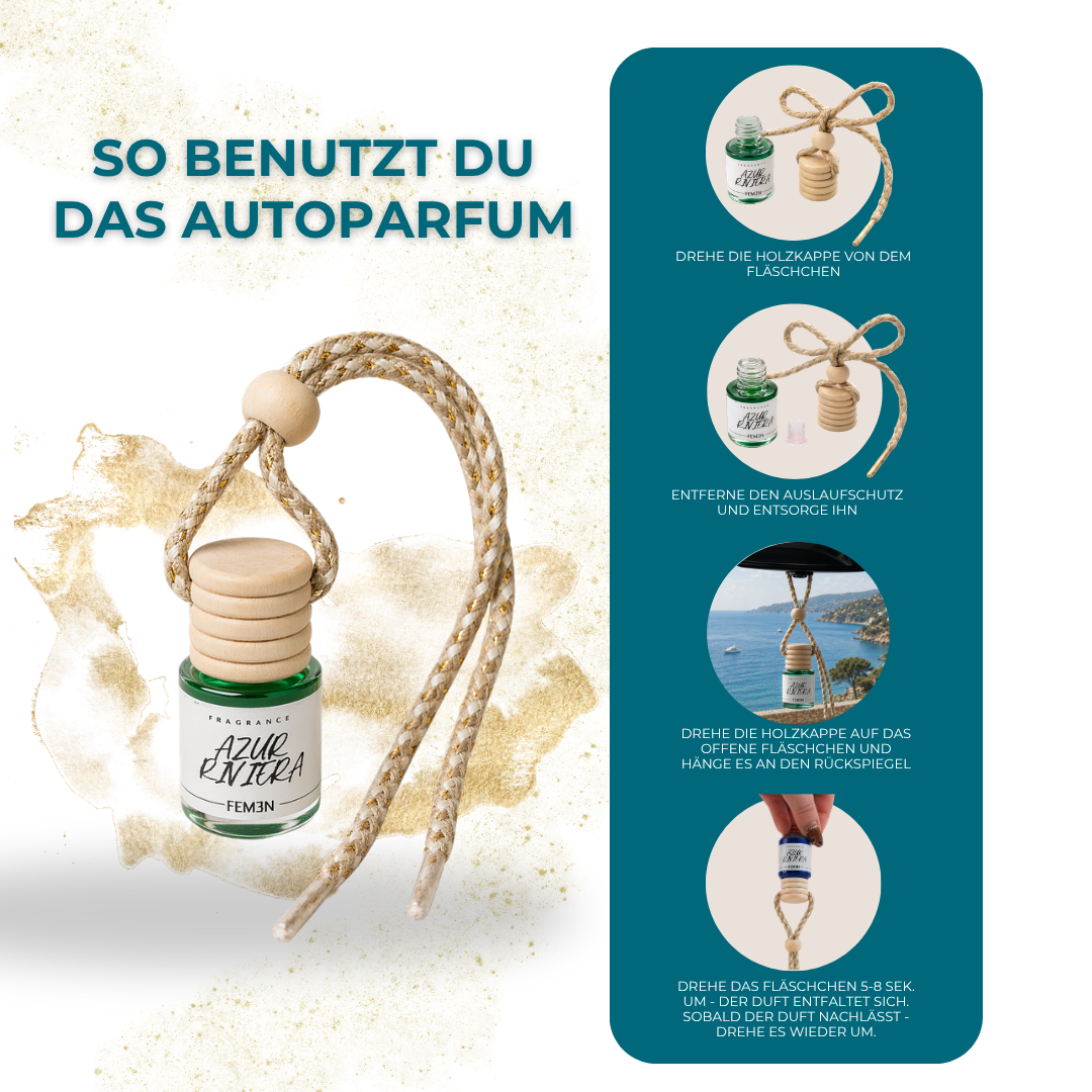Autoparfum Bundle - 3x Autoparfum nach Wahl