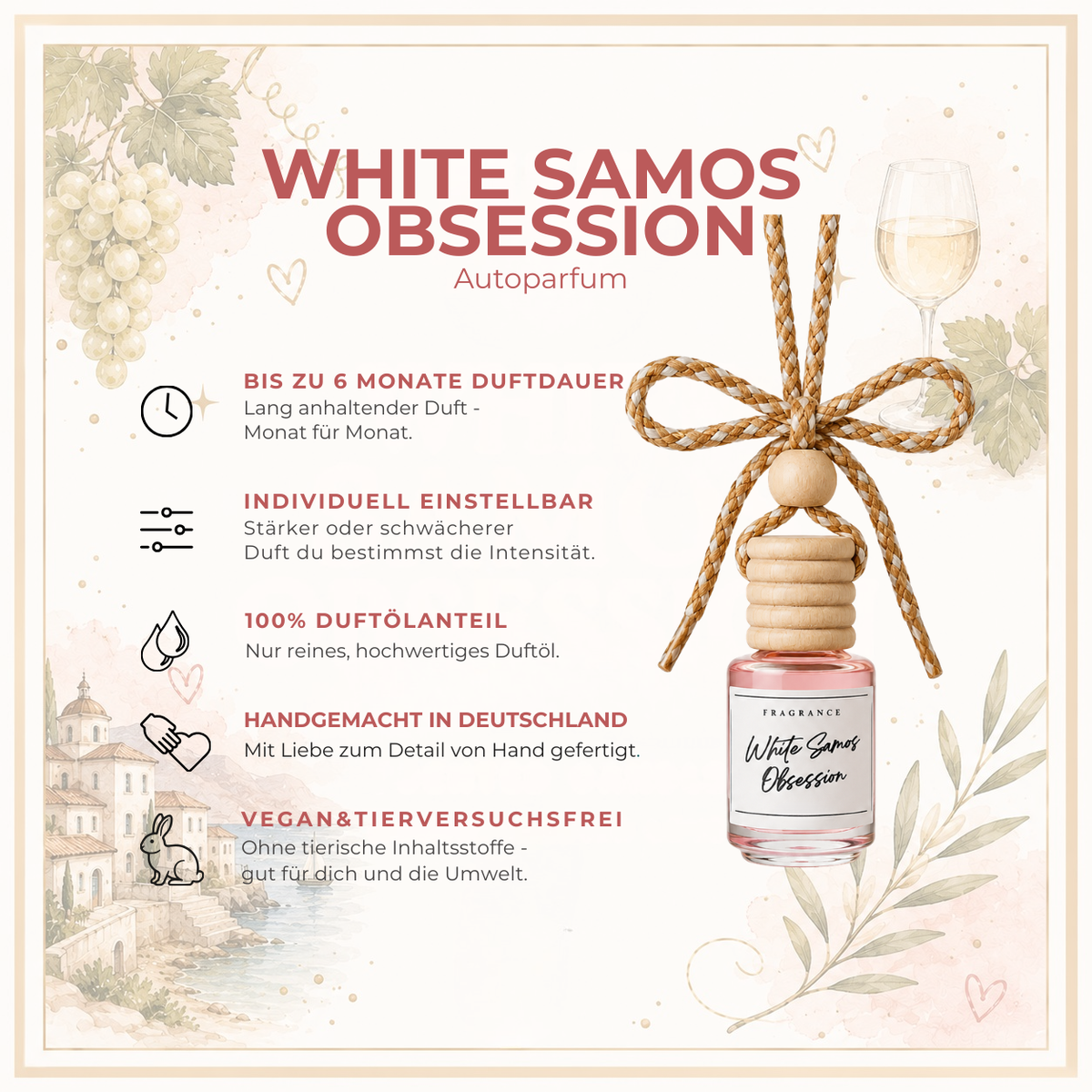 WHITE SAMOS OBSESSION - Autoparfum