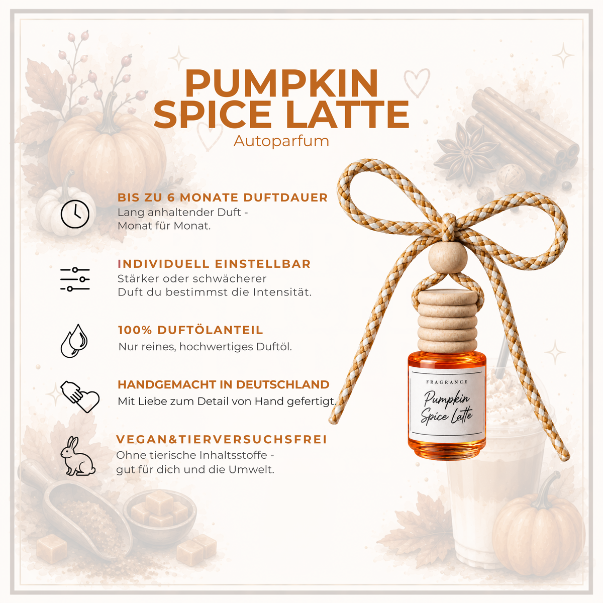 Pumpkin Spice Latte - Autoparfum