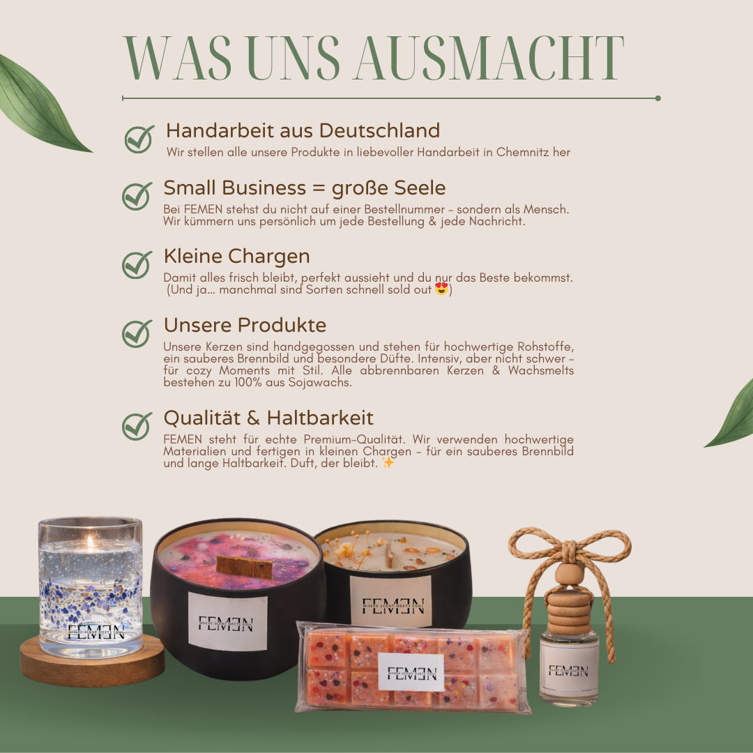 BLOOM NO. 1 - Mini-Duftkerze mit Holzdocht