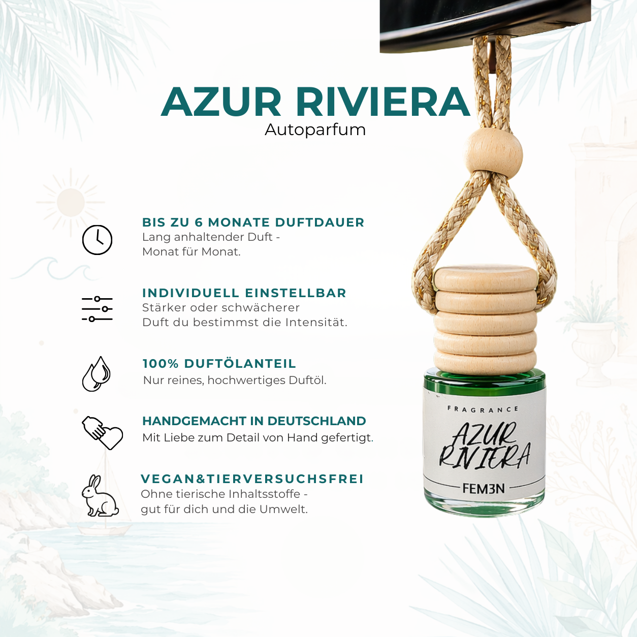Autoparfum Bundle - 3x Autoparfum nach Wahl