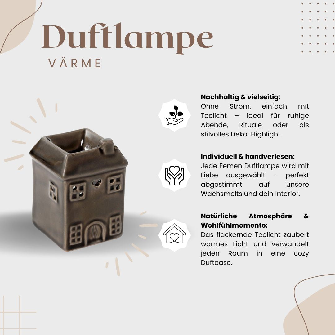 Duftlampe VÄRME - grau