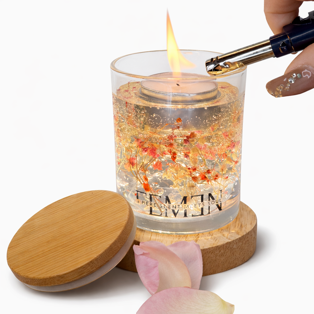 Invisible Candle - rose Flowers