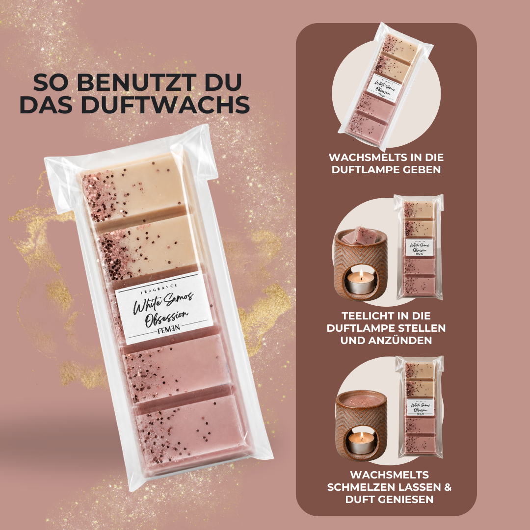 WHITE SAMOS OBSESSION - Duftwachs