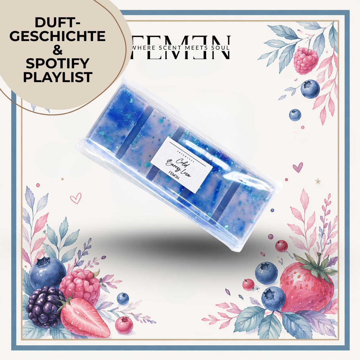 COLD BERRY LOVE - Duftwachs
