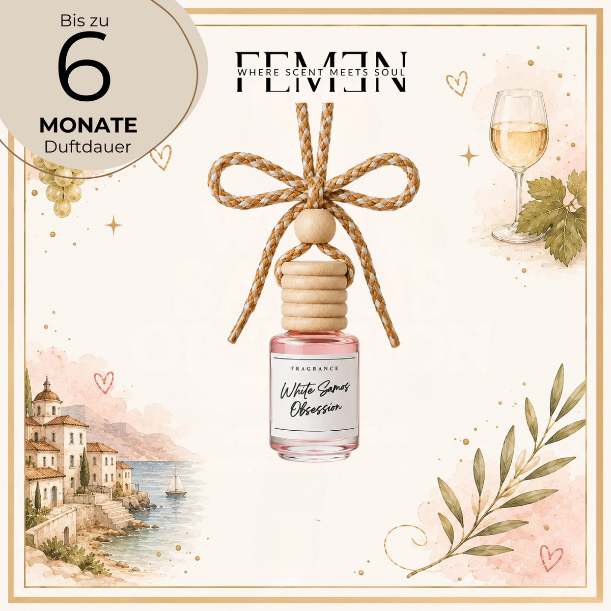 WHITE SAMOS OBSESSION - Autoparfum