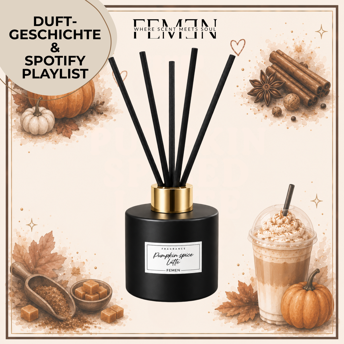PUMPKIN SPICE LATTE - Reed Difusser