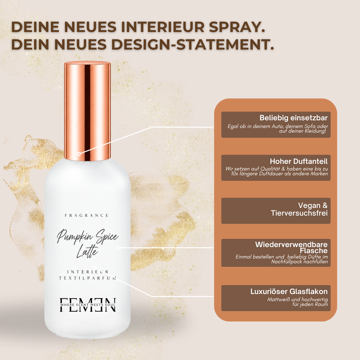 PUMPKIN SPICE LATTE - Interieur Spray