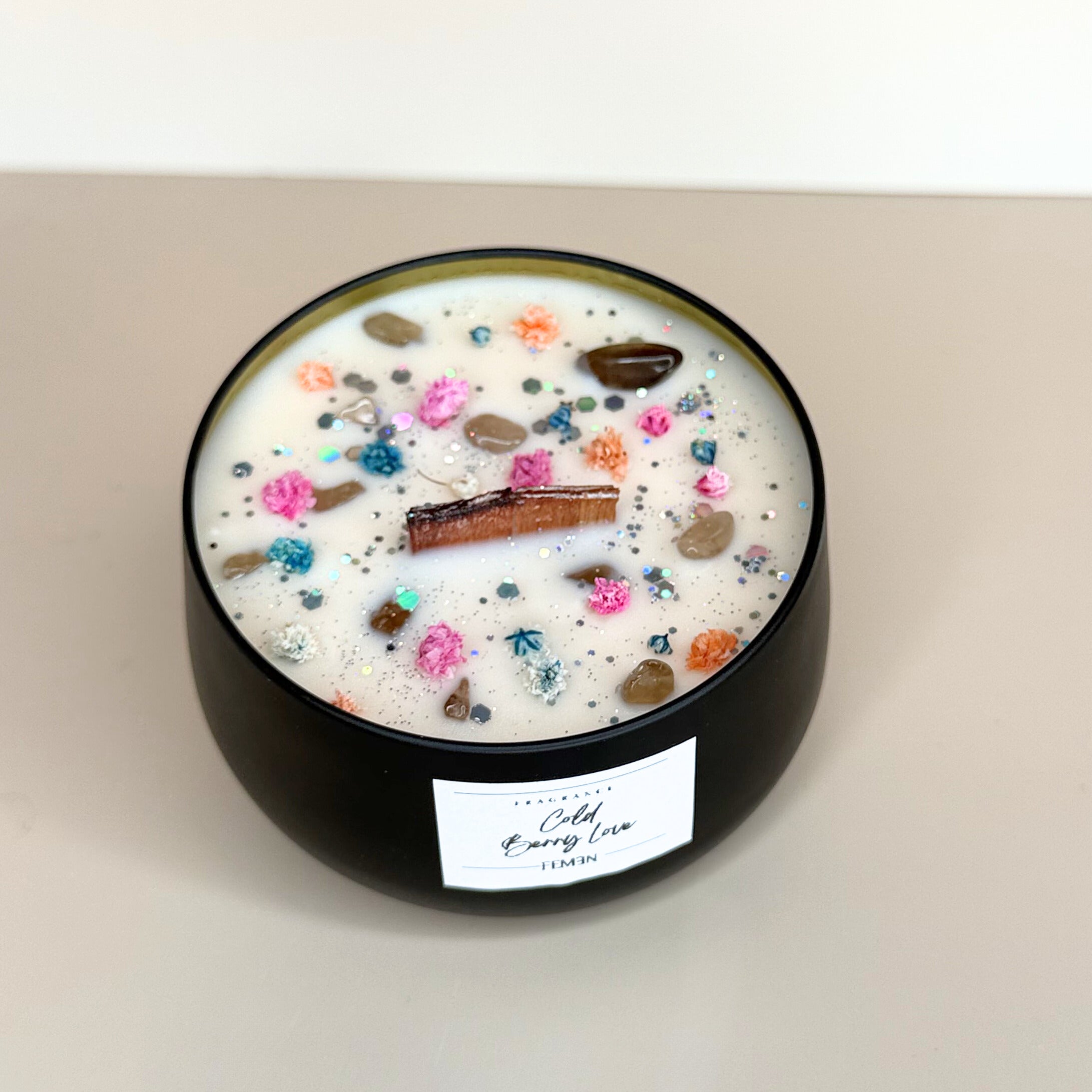 COLD BERRY LOVE - Duftkerze mit Holzdocht