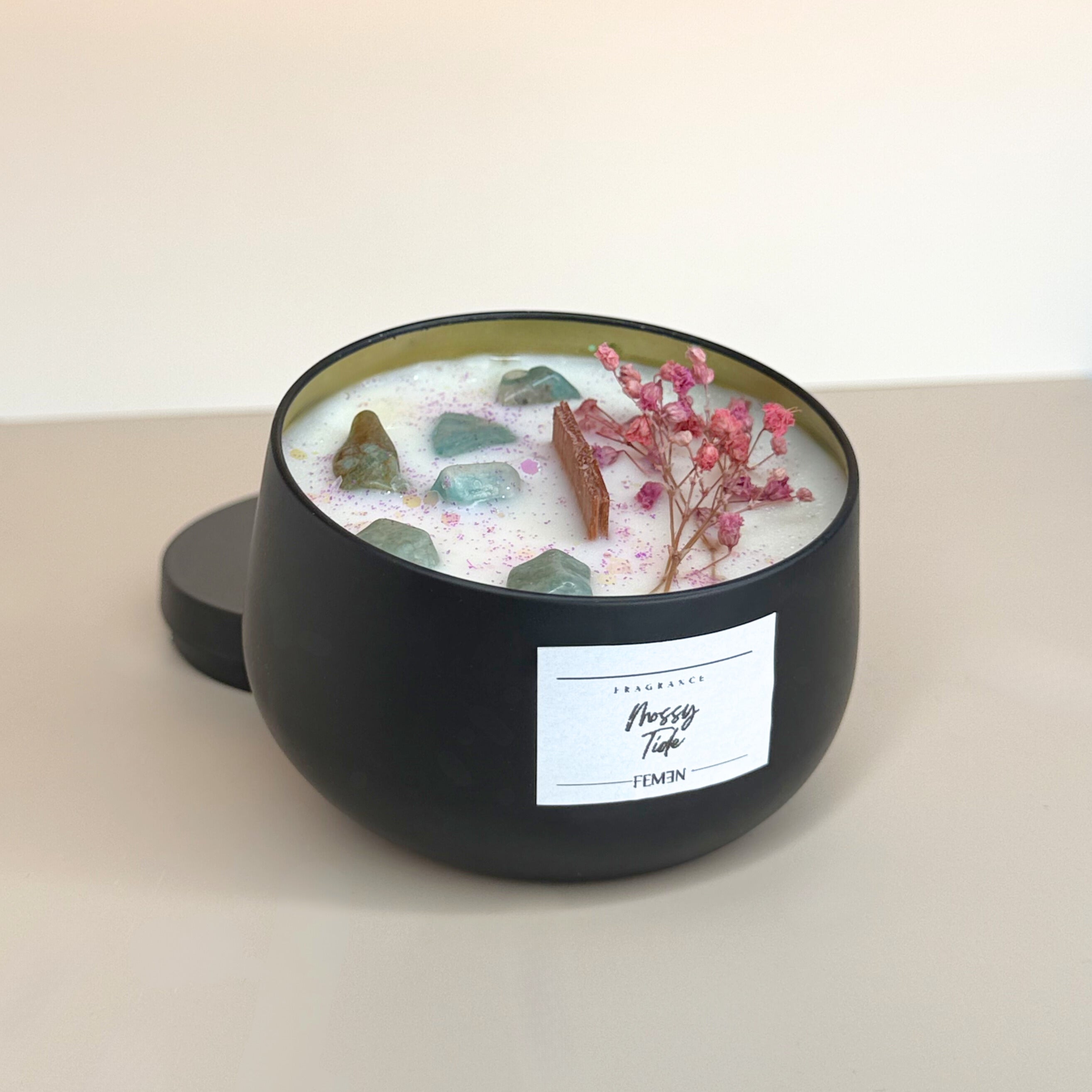 MOSSY TIDE - Duftkerze mit Holzdocht