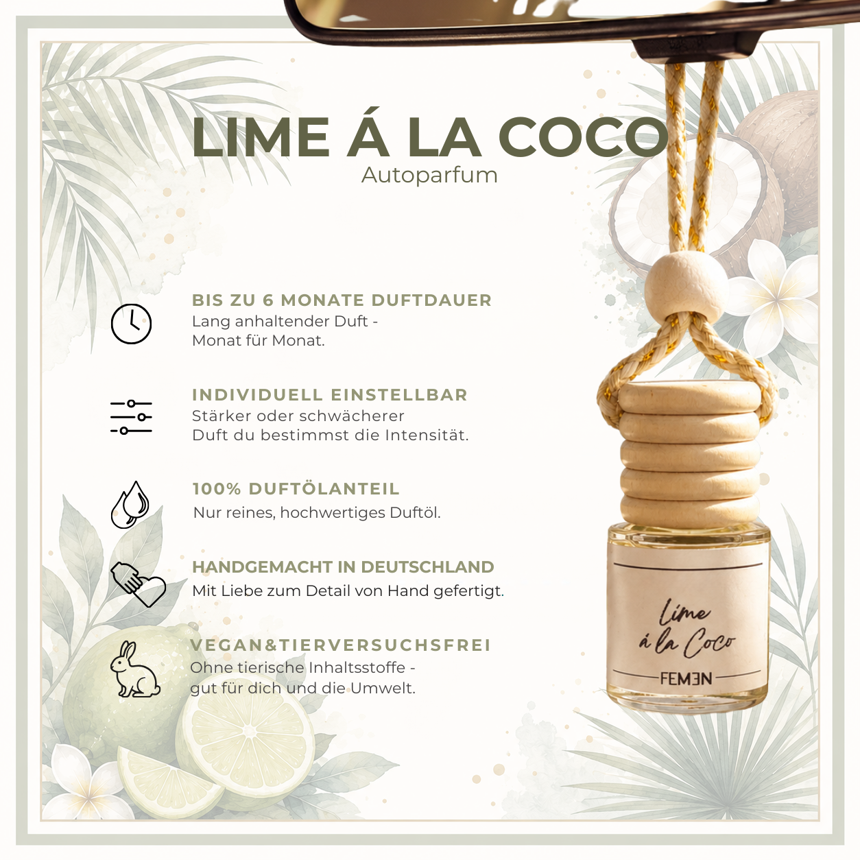 LIME À LA COCO - Autoparfum