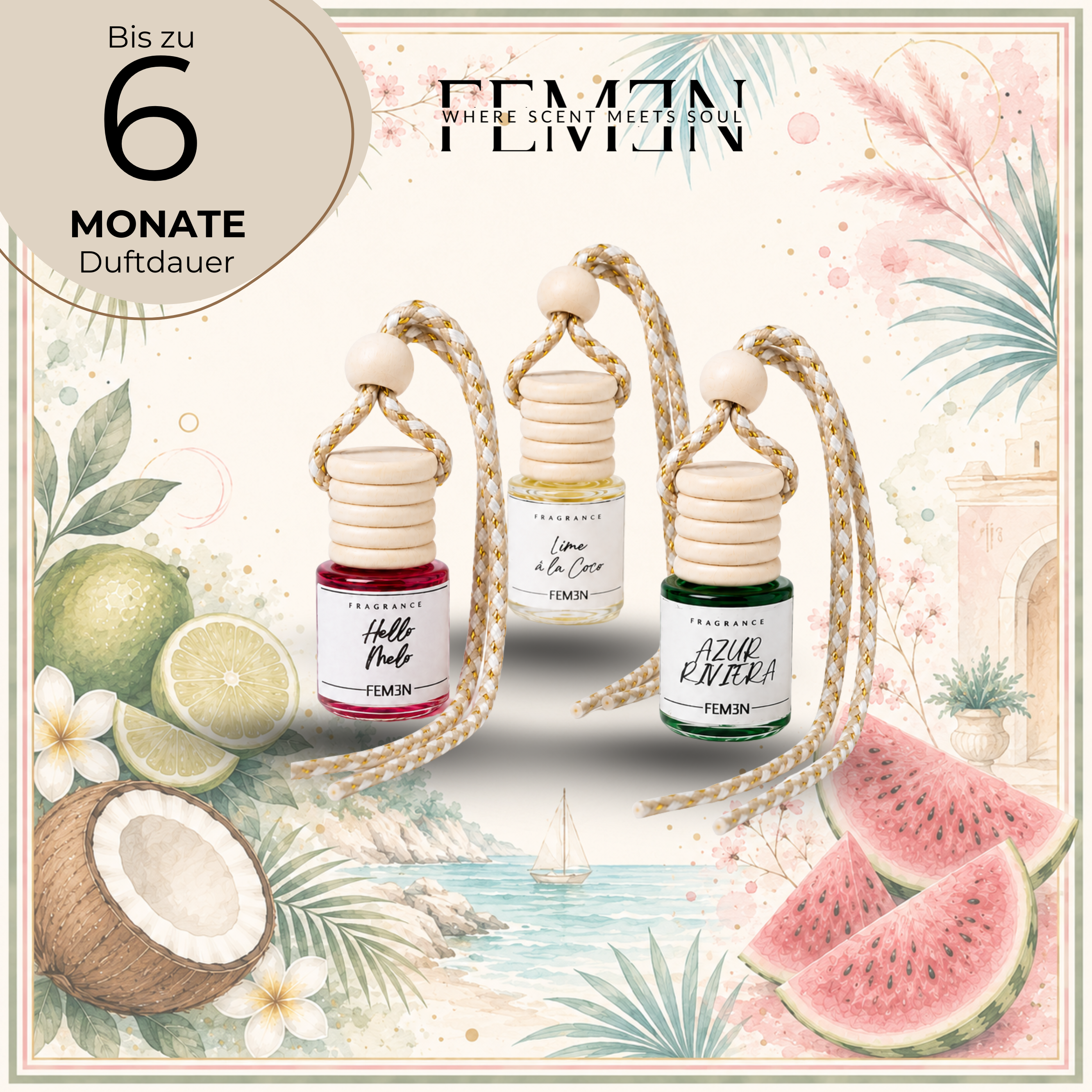 SUMMER MIXED BUNDLE - 3x Bestseller Autoparfum